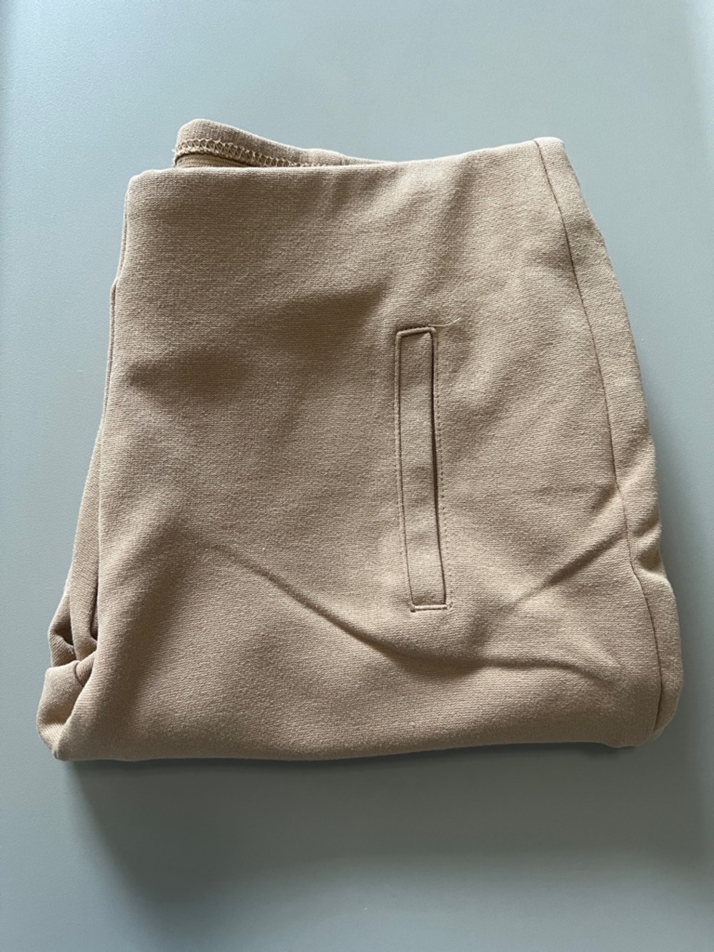 Chico’s Flat Front Ponte Pant Khaki Size 00P
